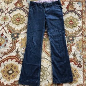 Gap hip slung fit jeans.